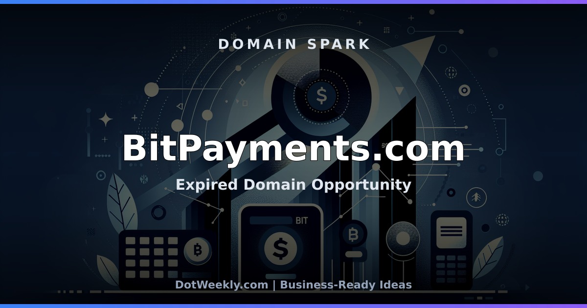 Spark Bit Domain Spark: BitPayments.com | DotWeekly